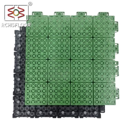 مقاومة للأشعة فوق البنفسجية 1.81 سم سميكة أرضيات الرياضة 34x34 سم أرضيات الكرة الطائرة