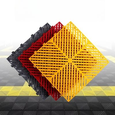 20mm سميكة البولي بروبلين تنفيس أرضيات المرآب 400*400mm