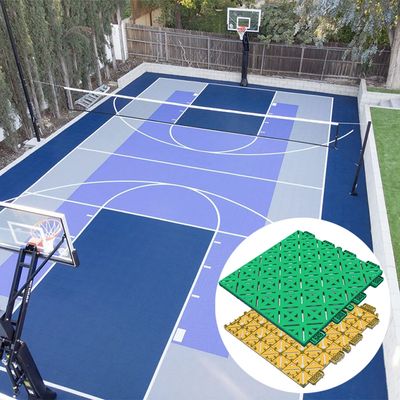 البيئة الصديقة للأشعة فوق البنفسجية المقاومة للأنشطة الرياضية أرضيات البلاط المقاومة للانزلاق سهلة التثبيت